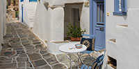 Le patio et l'entrée de Konaki