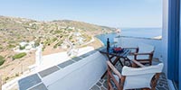 Balcony with sea views