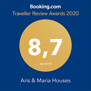 Booking award for the houses Aris Maria Traditional in Sifnos